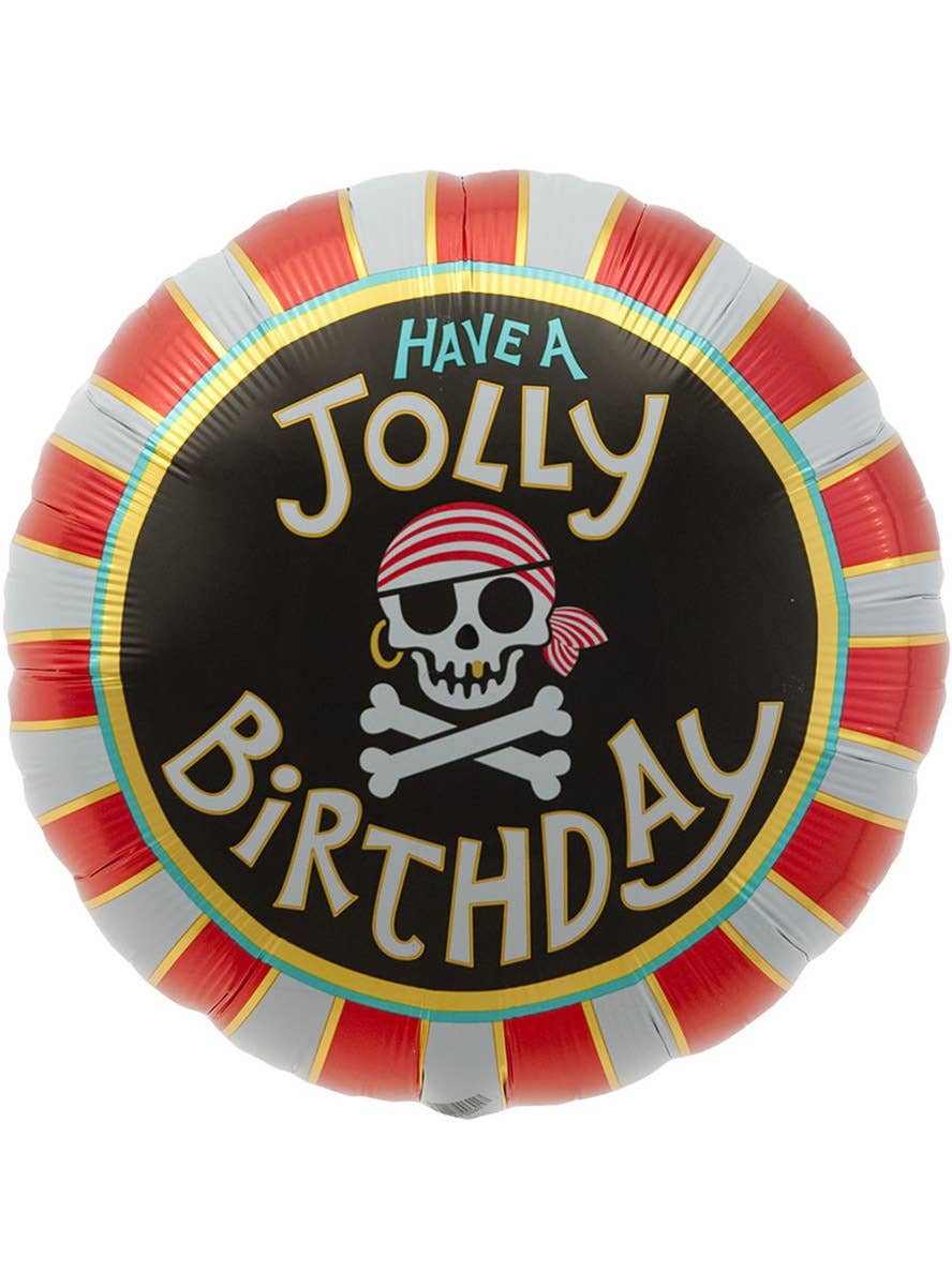 Image of Have a Jolly Birthday 46cm Pirate Foil Balloon