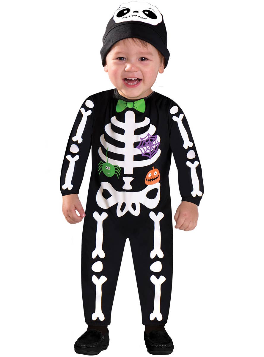 Image of Mini Bones Toddler Boys Skeleton Halloween Costume - Main Image