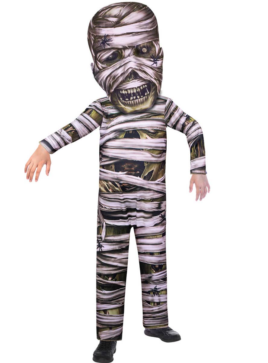 Image of Big Head Mummy Boys Halloween Costume - Main Image