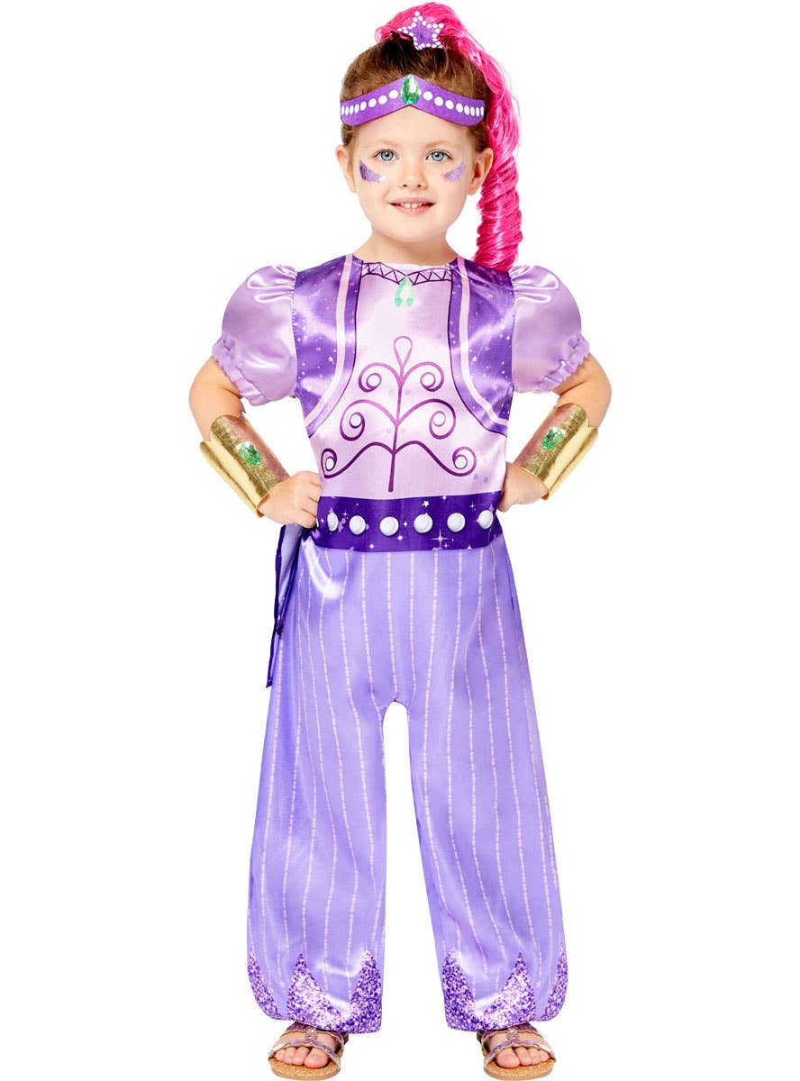 Girls Officially Licensed Purple Shimmer and Shine Costume