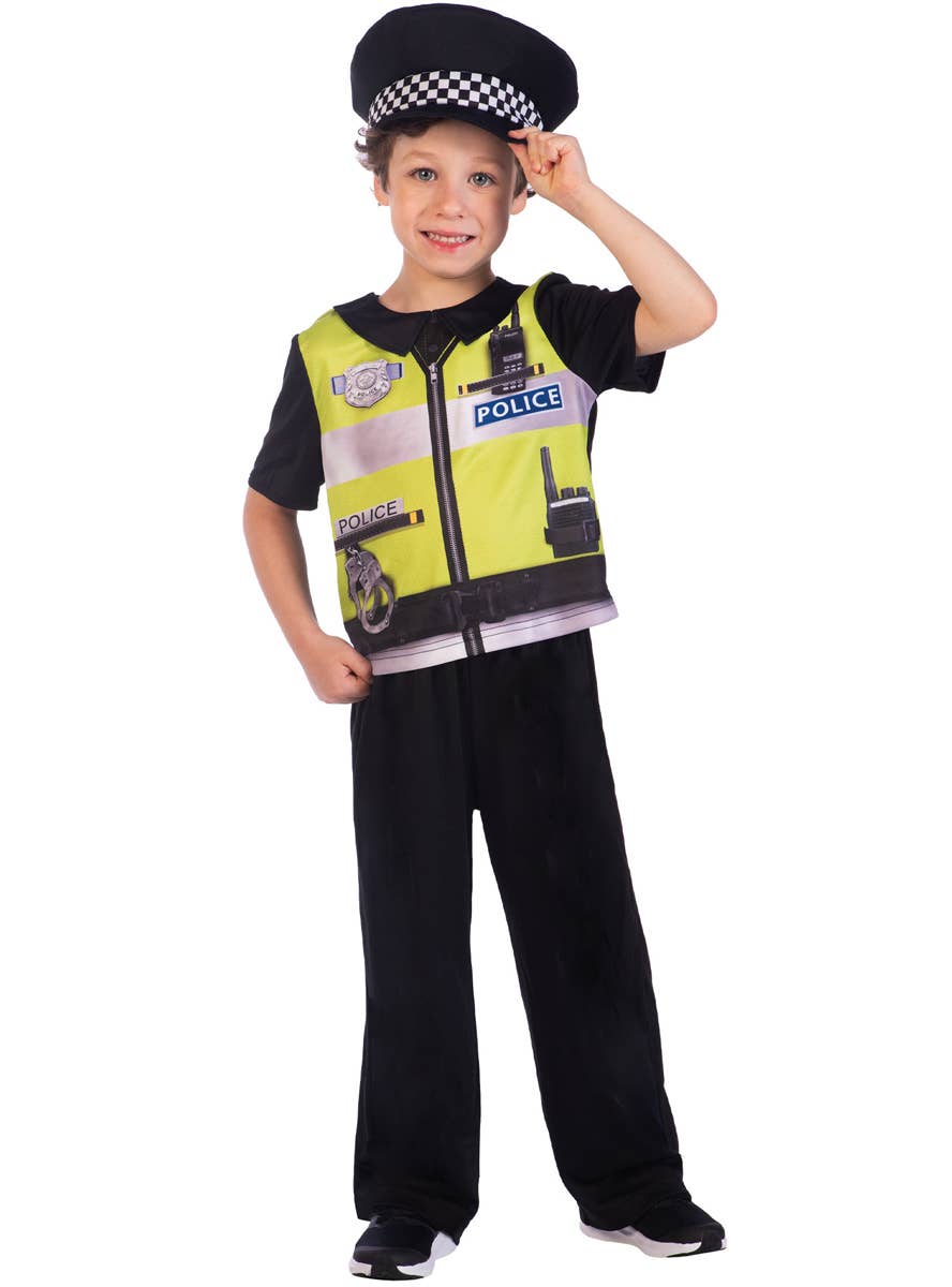 Boys Cop Sustainable Printed Costume