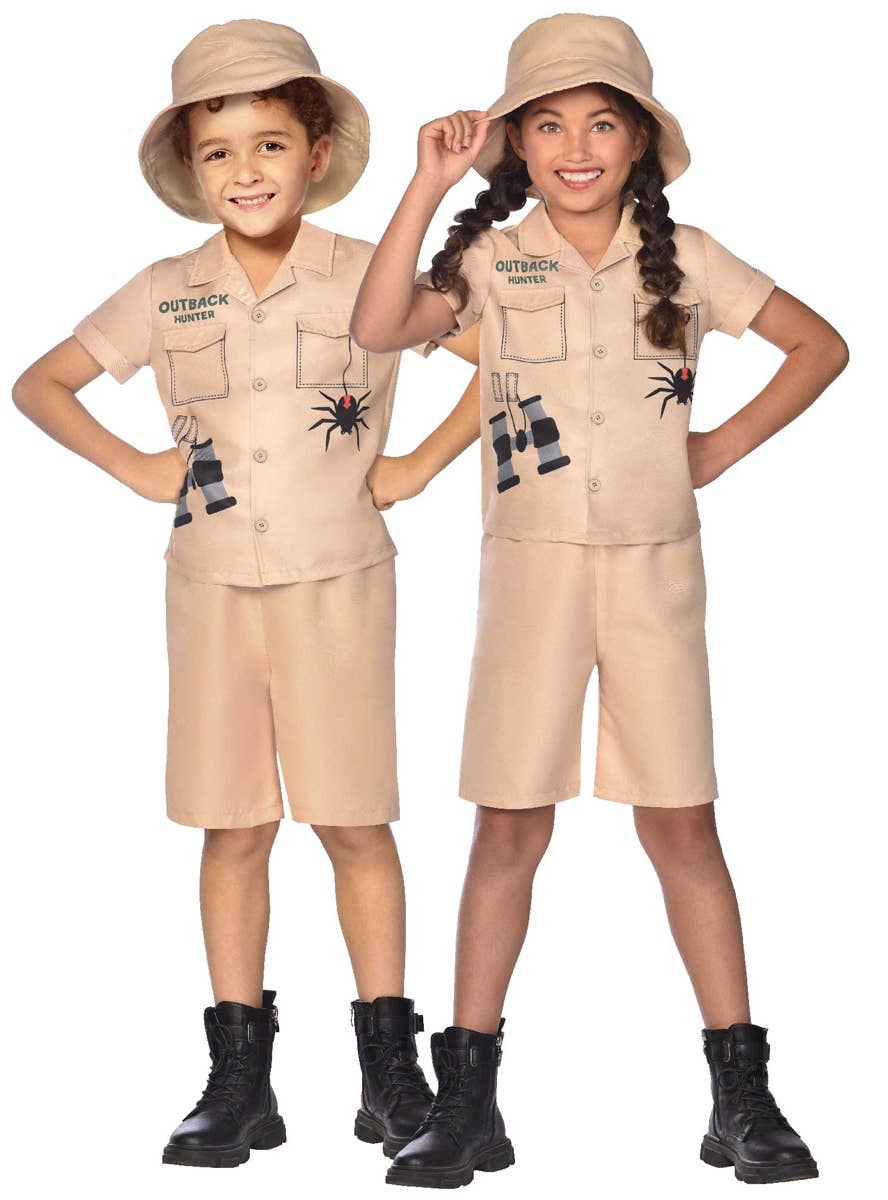 Unisex Kids Outback Safari Suit Costume Heaven Costumes