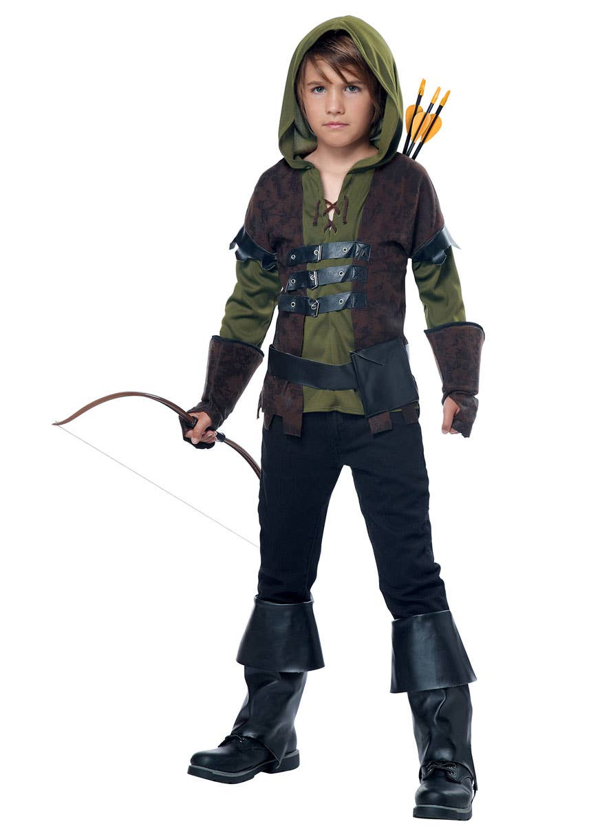 Boy's Robin Hood Wood Archer Book Week Costume