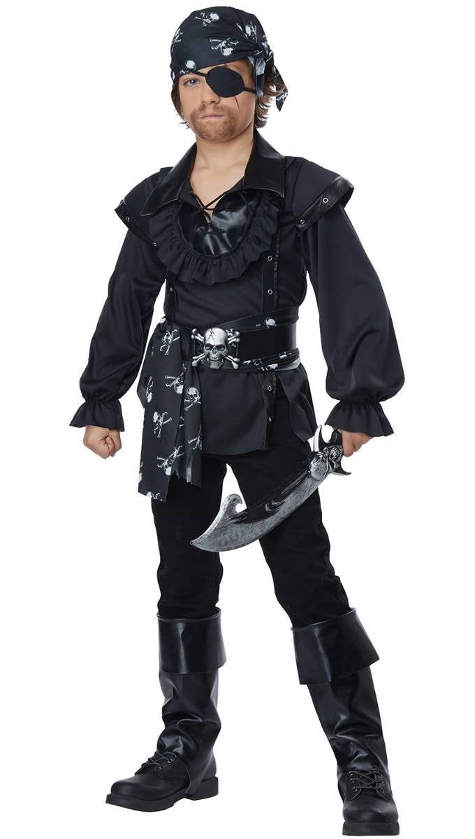 Image of Skull Island Boy's Fancy Dress Pirate Costume