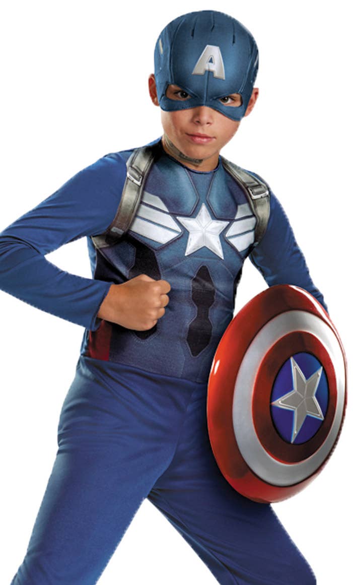 Captain America Boys Avengers Costume Boys Superhero Costume