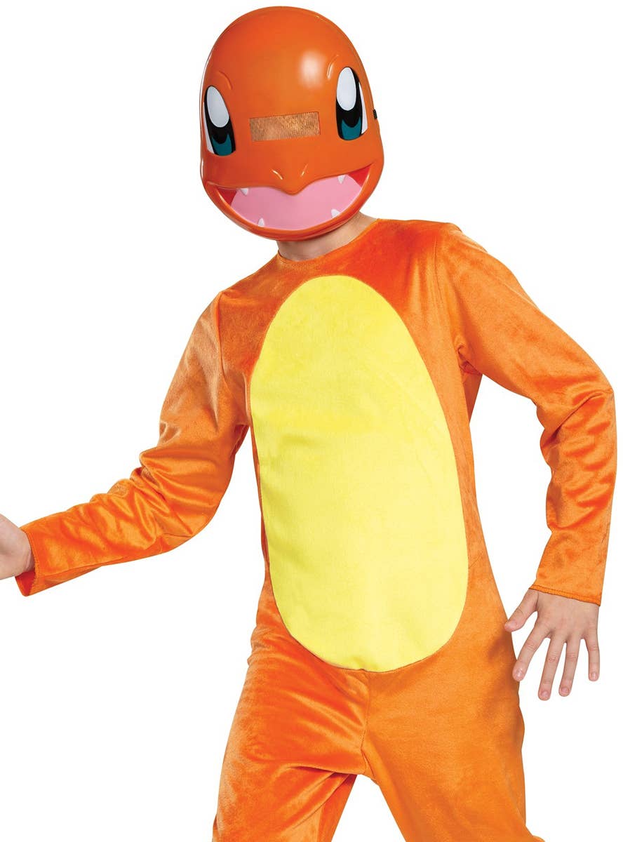 Kids Charmander Costume - Close Up Image