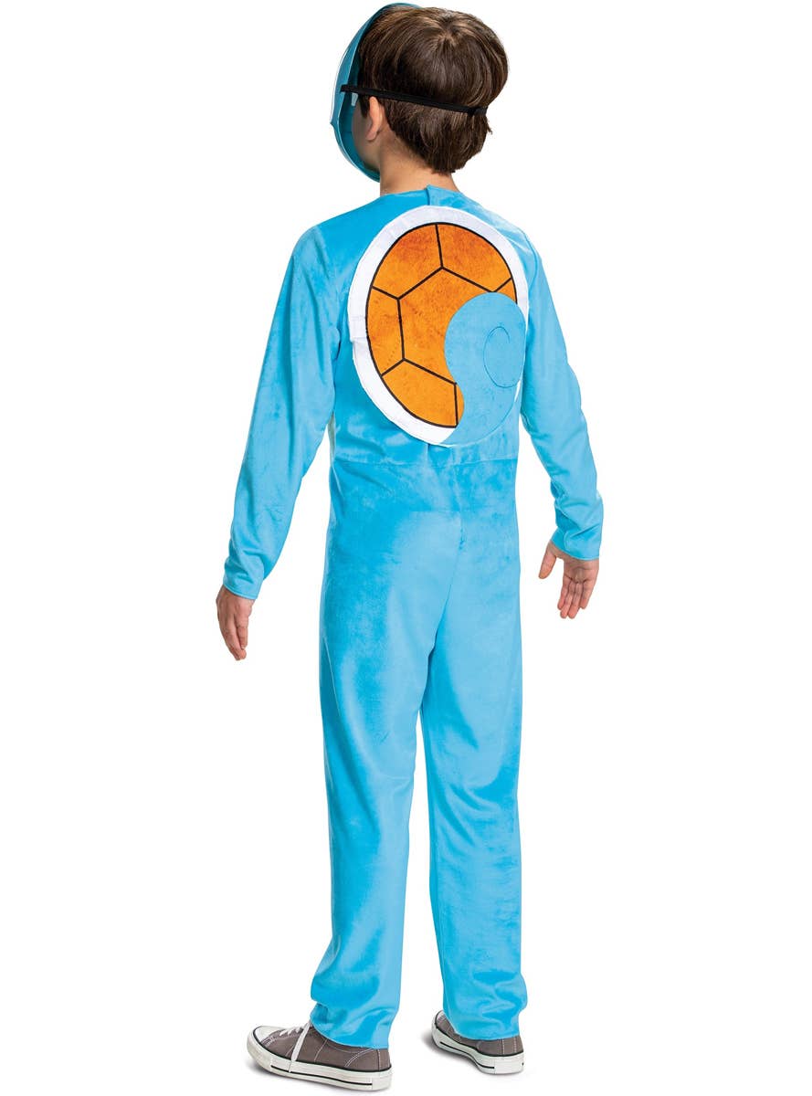 Kids Squirtle Costume - Back Image