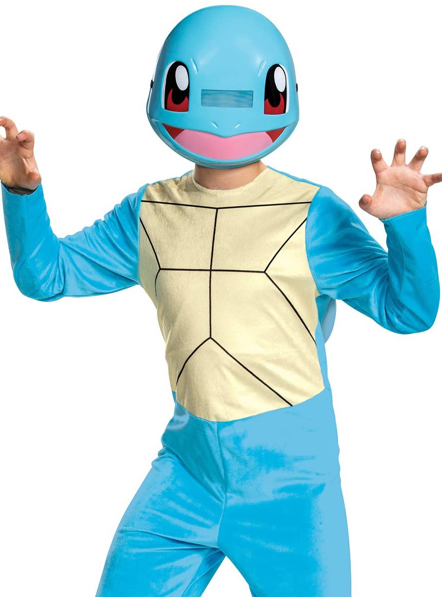 Kids Squirtle Costume - Close Up Image