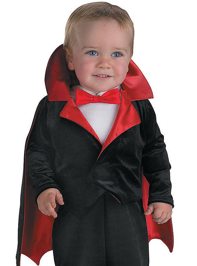 Infant Vampire Costume for Boys - Close Up Image
