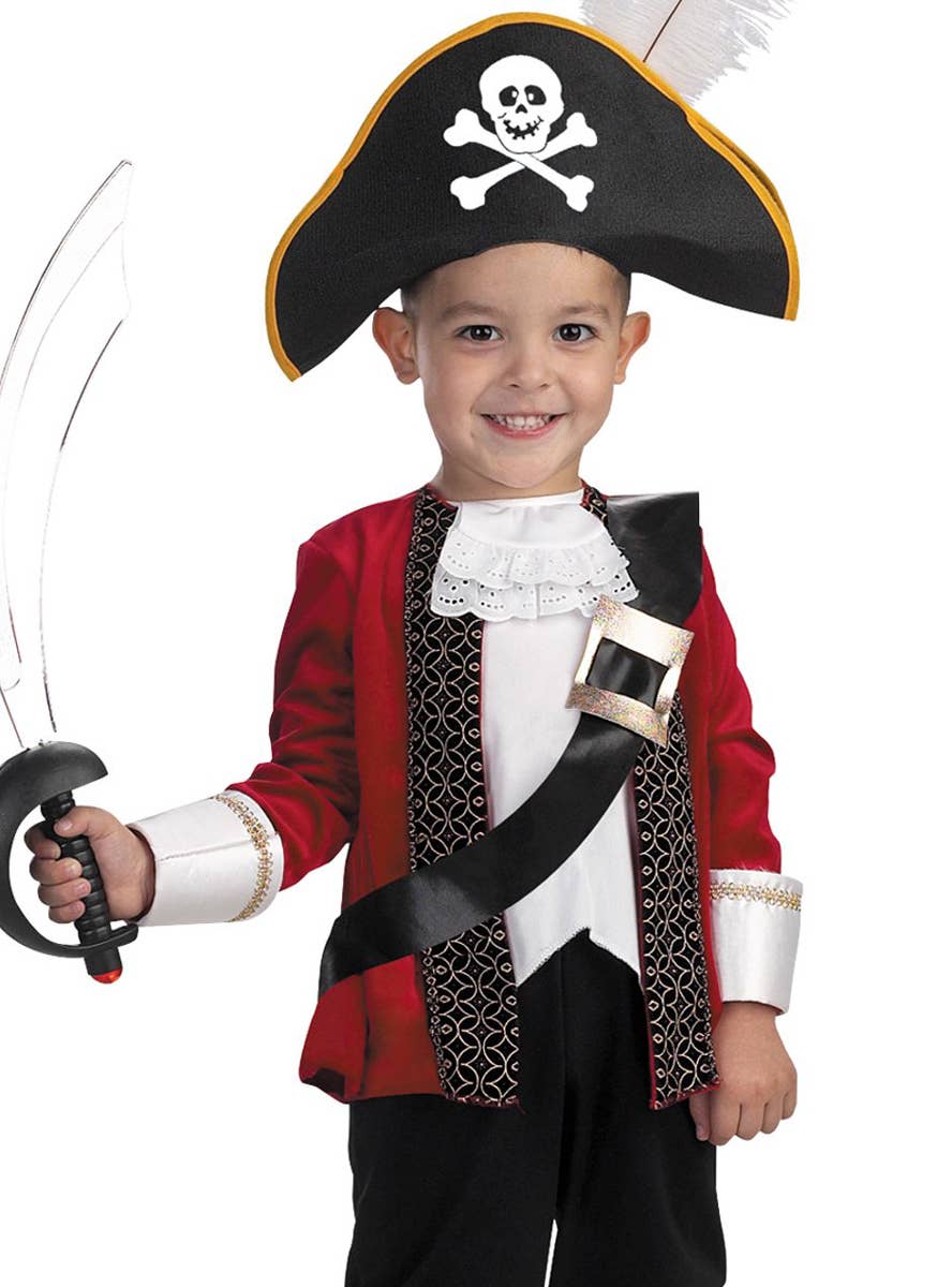 Kids Boy's Pirate Captain Costume main image 1