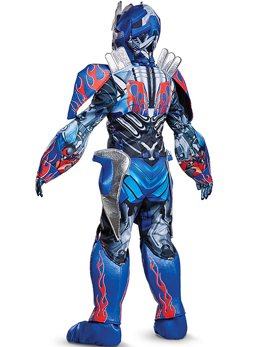 Super Deluxe Boys Optimus Prime Costume - Back Image