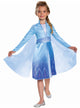 Girls Frozen 2 Classic Elsa Movie Character Costume Front Image