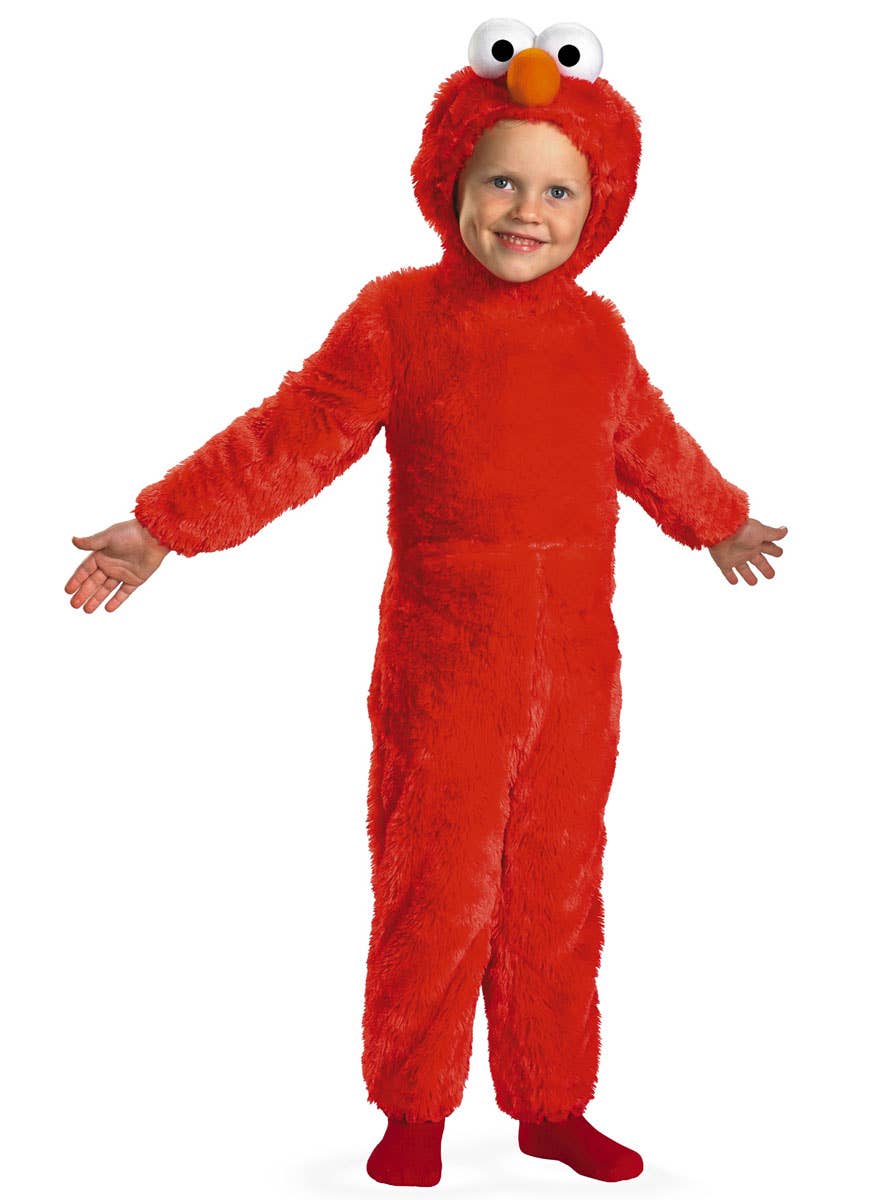 Toddler Boys Elmo Costume | Fluffy Red Elmo Costume for Toddlers