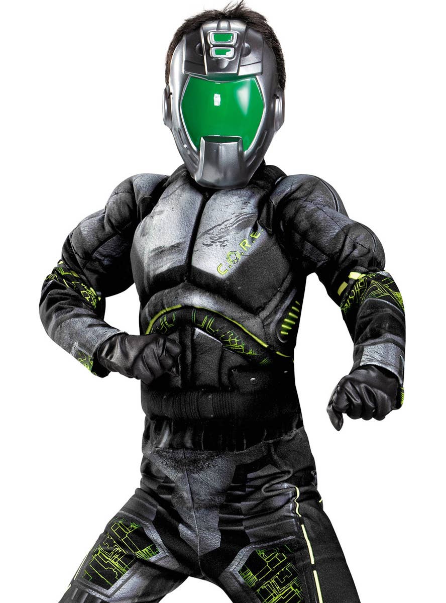 Commander C.O.R.E Boys Costume - Close Up Image