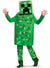 Green Creeper Deluxe Minecraft Kids Costume - Main Image
