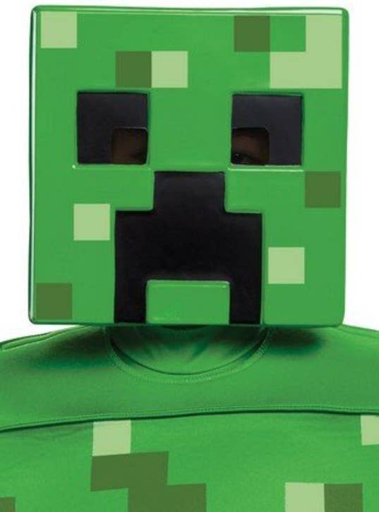 Minecraft Kids Green Creeper Costume Mask