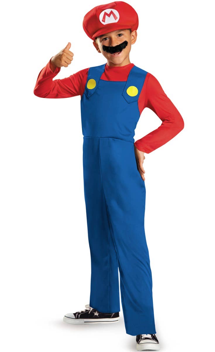 Mario Boy's Super Mario Video Game Costume Main Image
