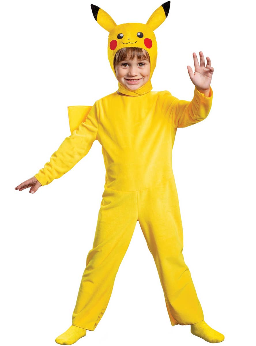 Toddler Boys Pikachu Costume - Front Image