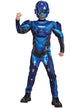 Boys Blue Spartan Costume - Front Image