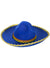 Kid's Blue and Gold Mexican Sombrero Hat
