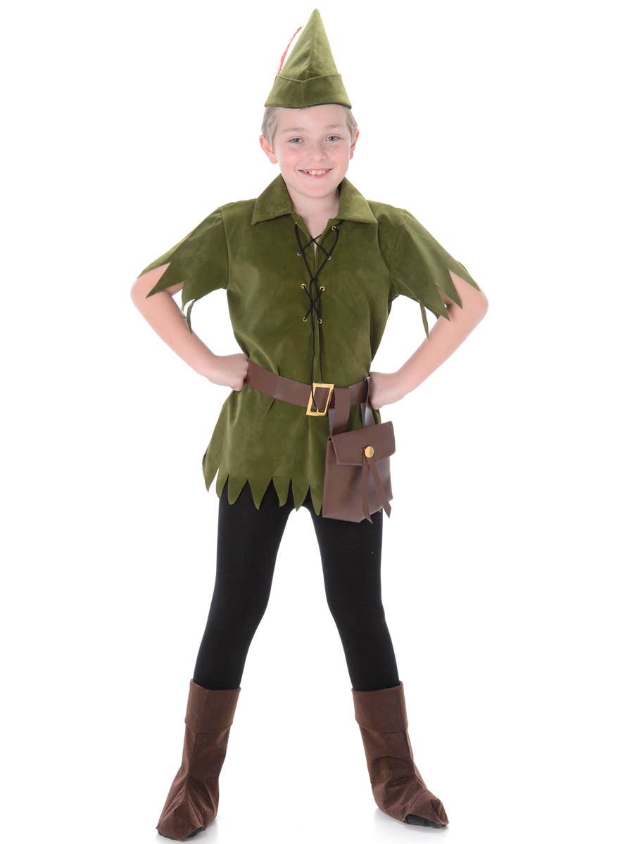Boys Peter Pan Book Week Fancy Dress Costume Main Image