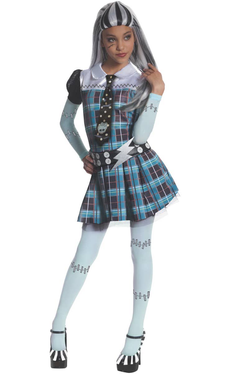 Frankie Stein Monster High Girl's Halloween Fancy Dress Costume Main Image