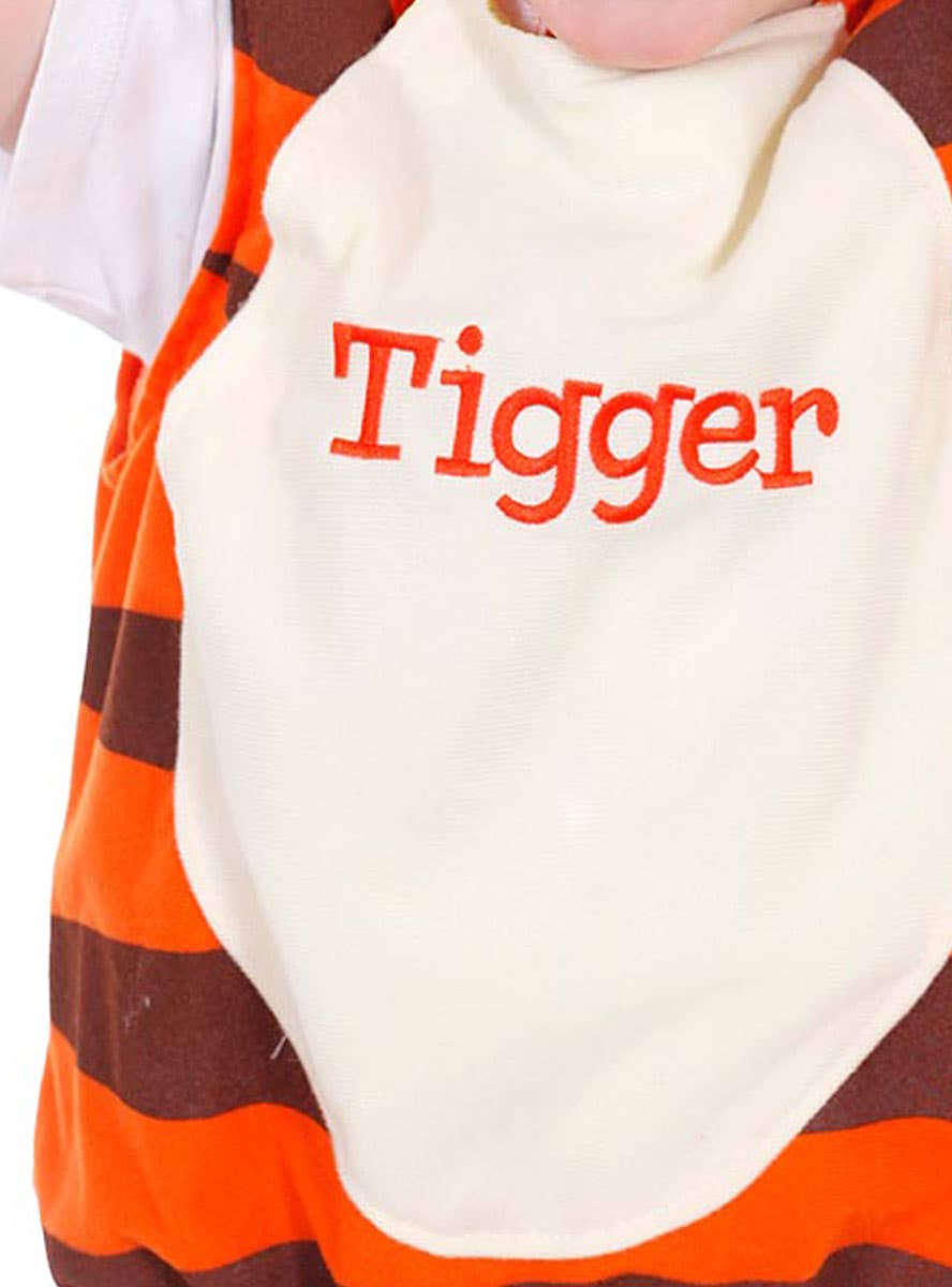 Winne The Pooh Kids Tigger Disney Dress Up Costume Close Up Image 2