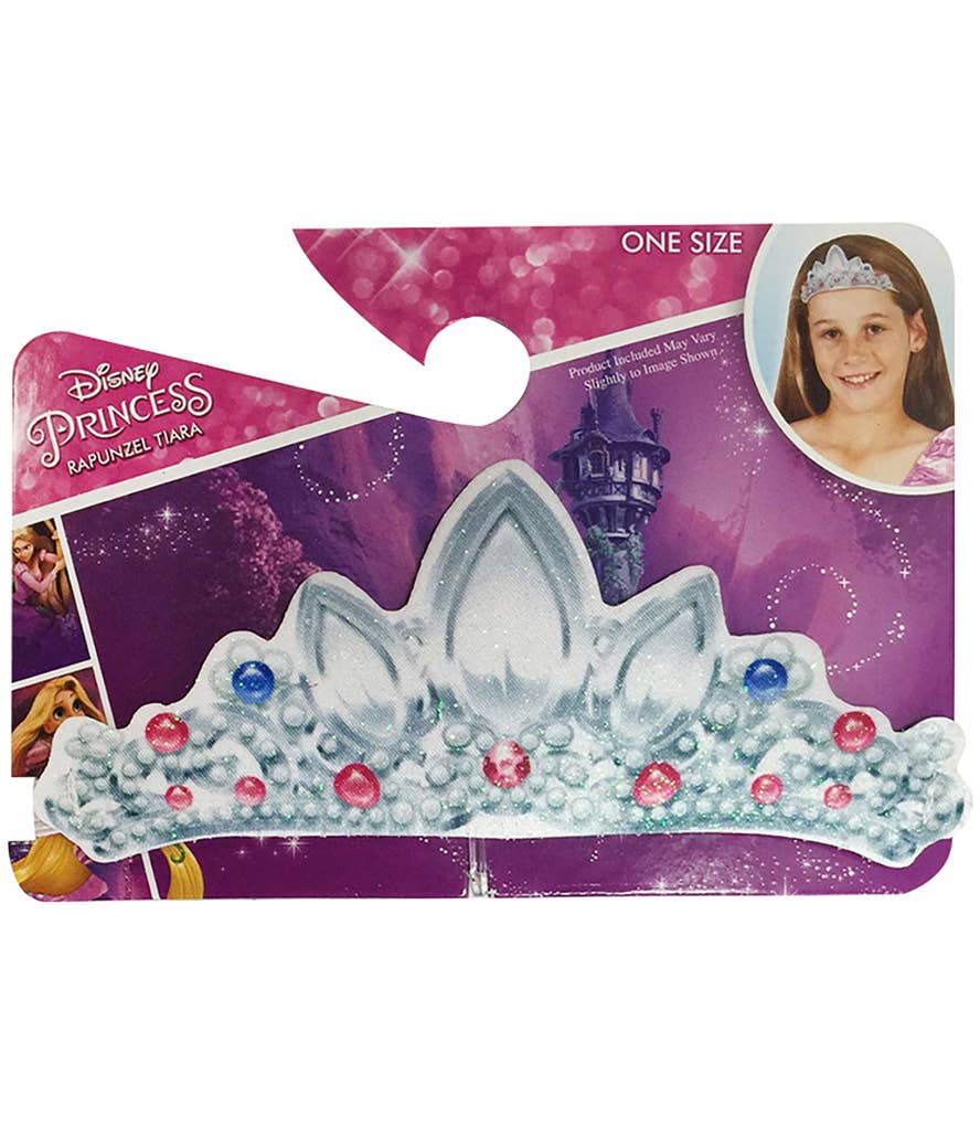 Girls Princess Rapunzel Licensed Disney Fabric Tiara Accessory Alternate Image