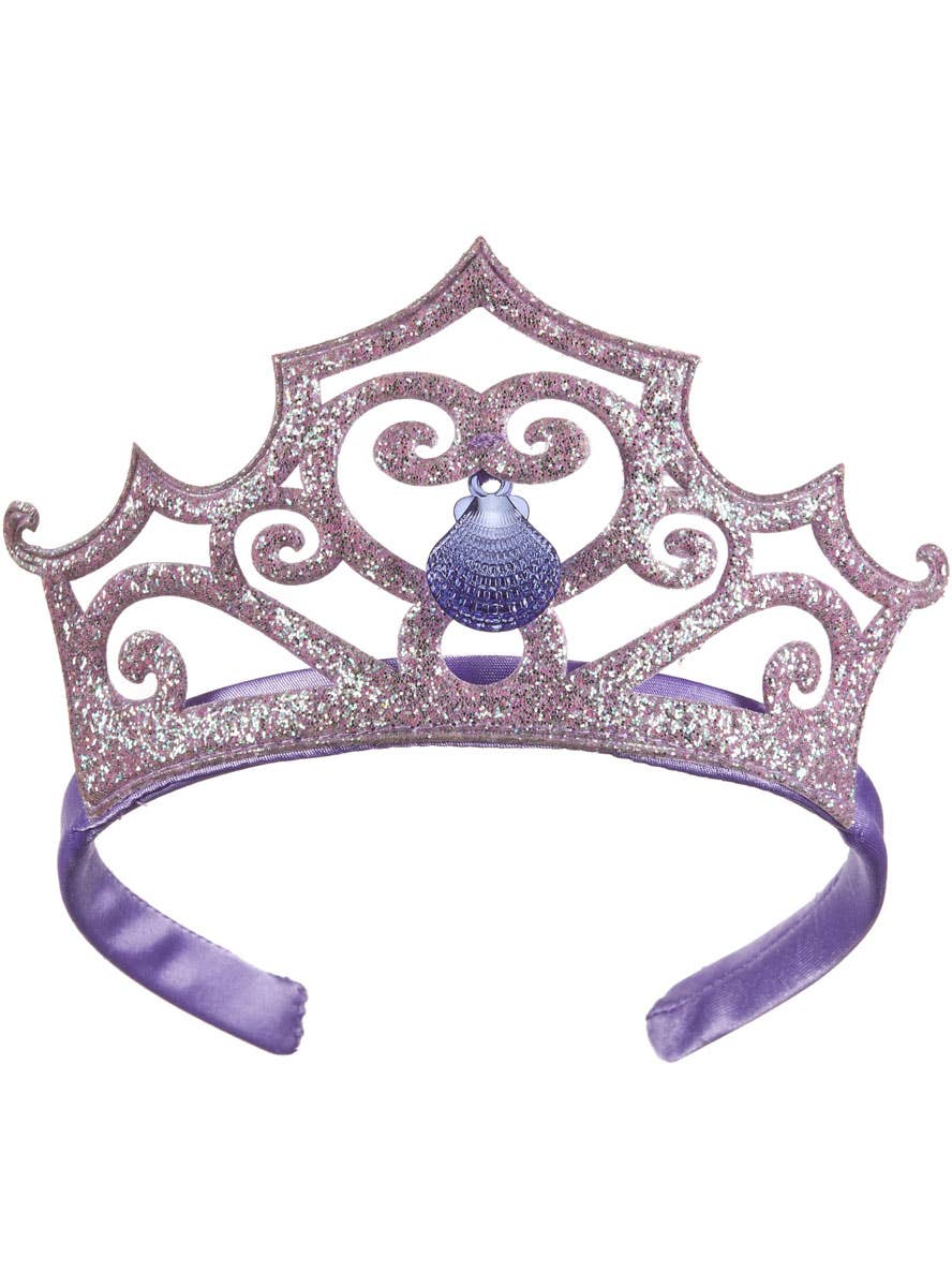 Purple Glitter Ariel Tiara Costume Accessory