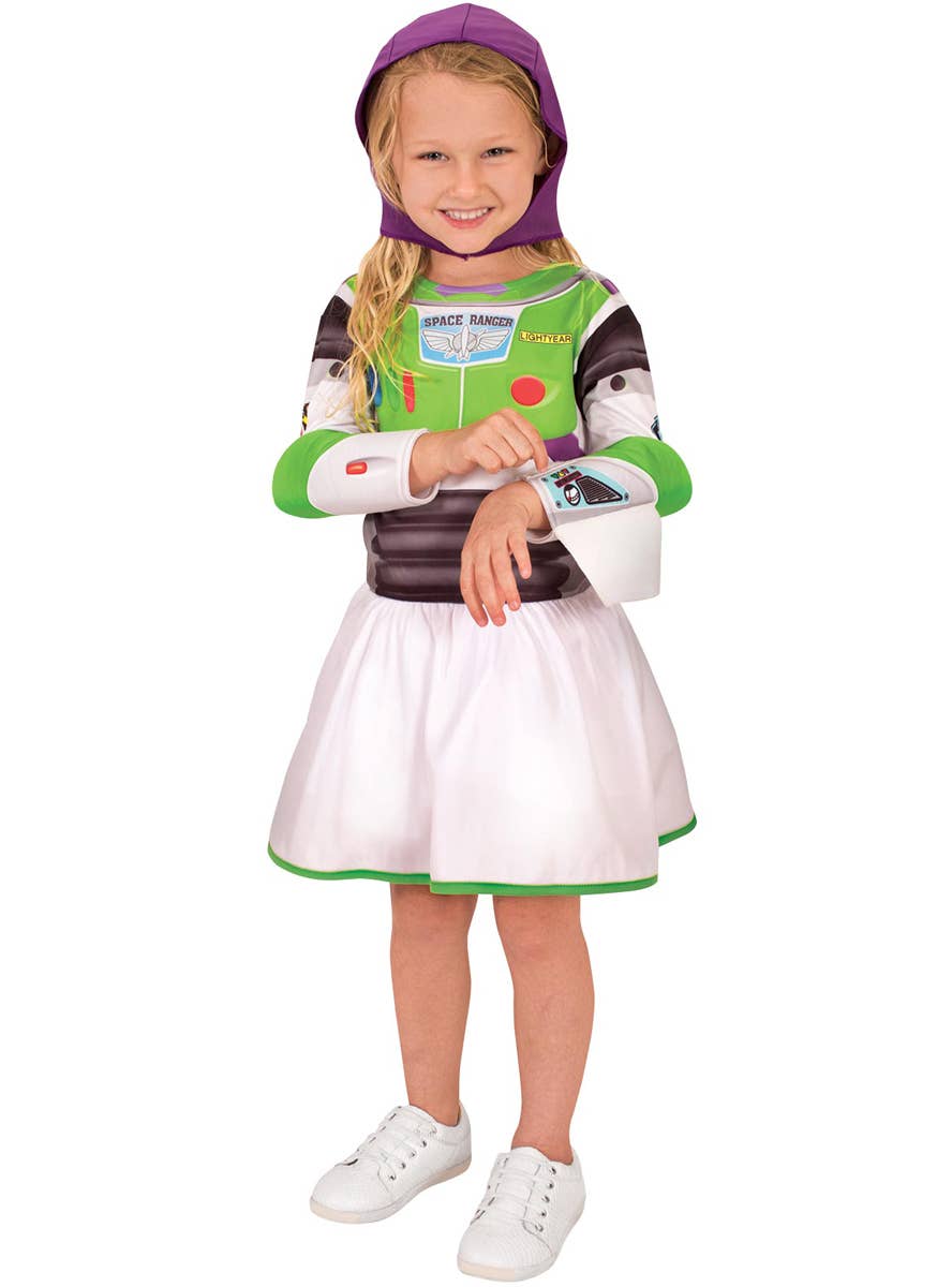 Miss Buzz Lightyear Girls Deluxe Toy Story Costume - Main Image