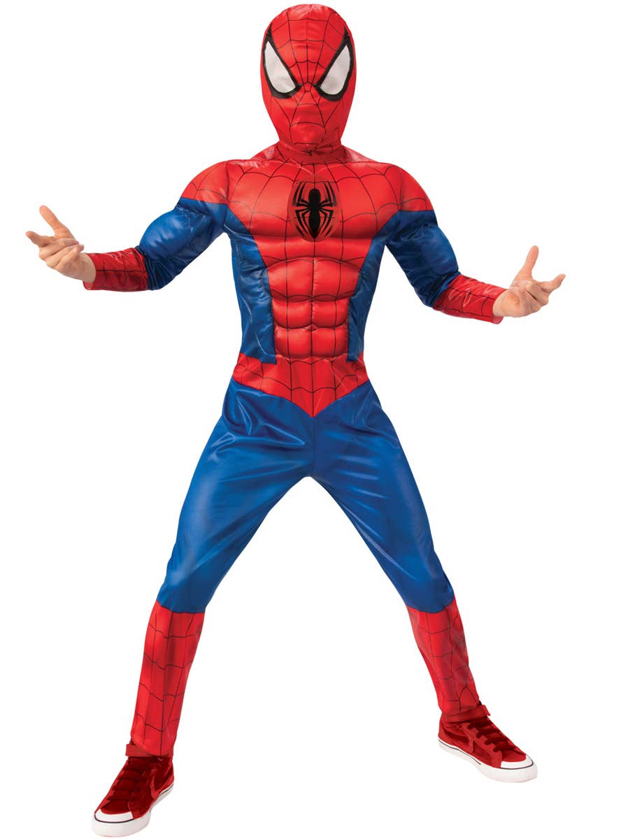 Spiderman Costume with Lenticular Logo