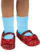Image of Officially Licensed Sequined Red Girls Dorothy Shoe Covers