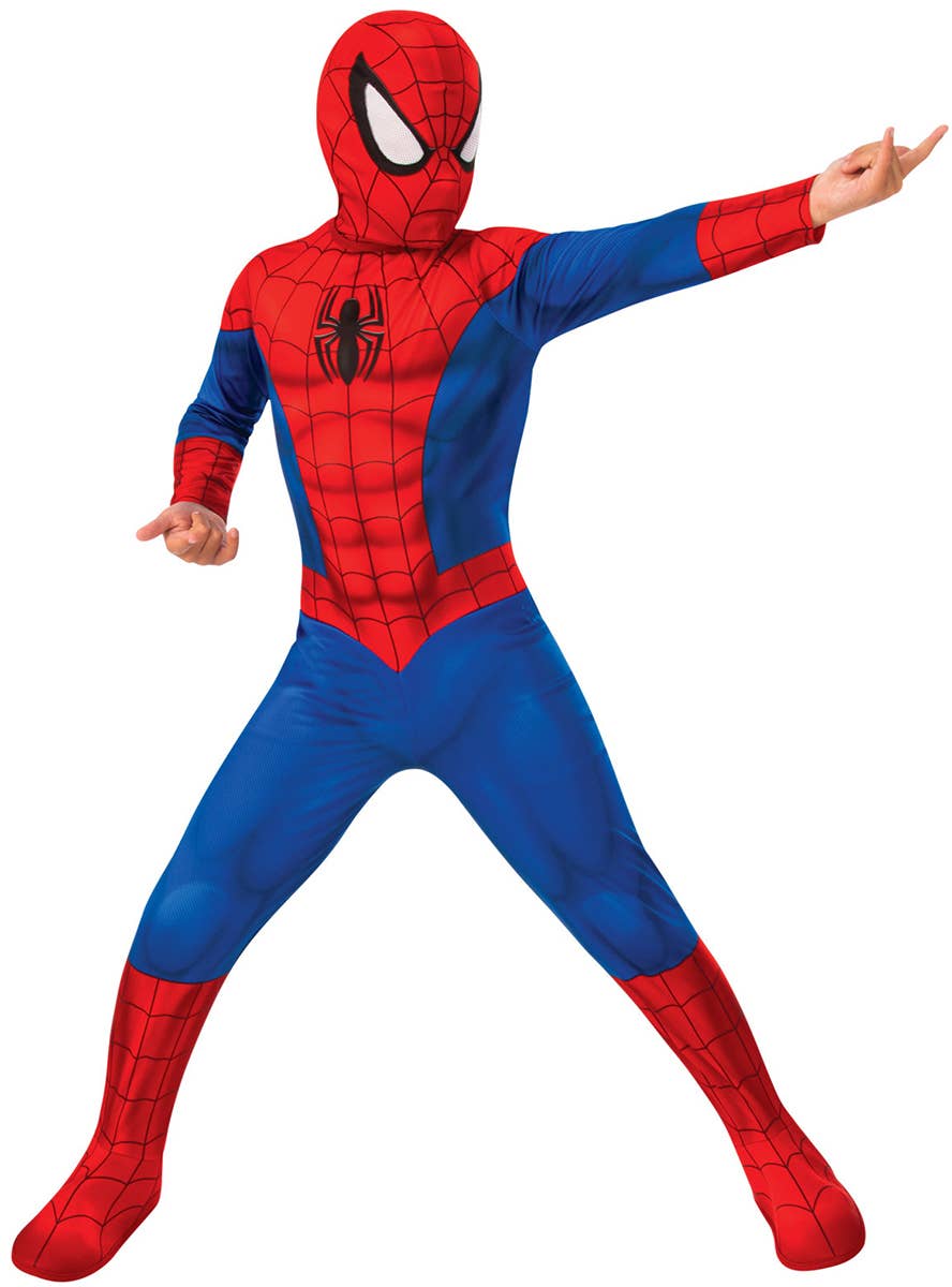 Classic Spiderman Dress Up Costume for Boys