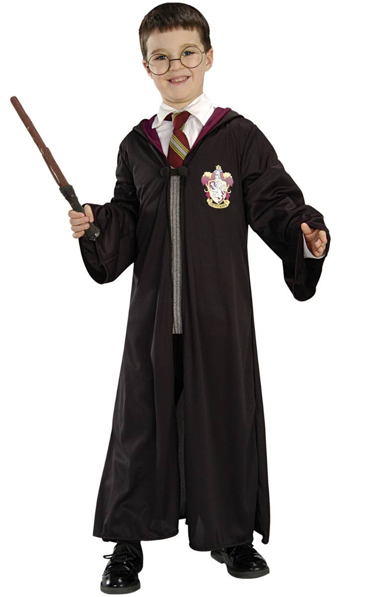 Kids Harry Potter Gryffindor Robe Fancy Dress Costume Kit Main Image