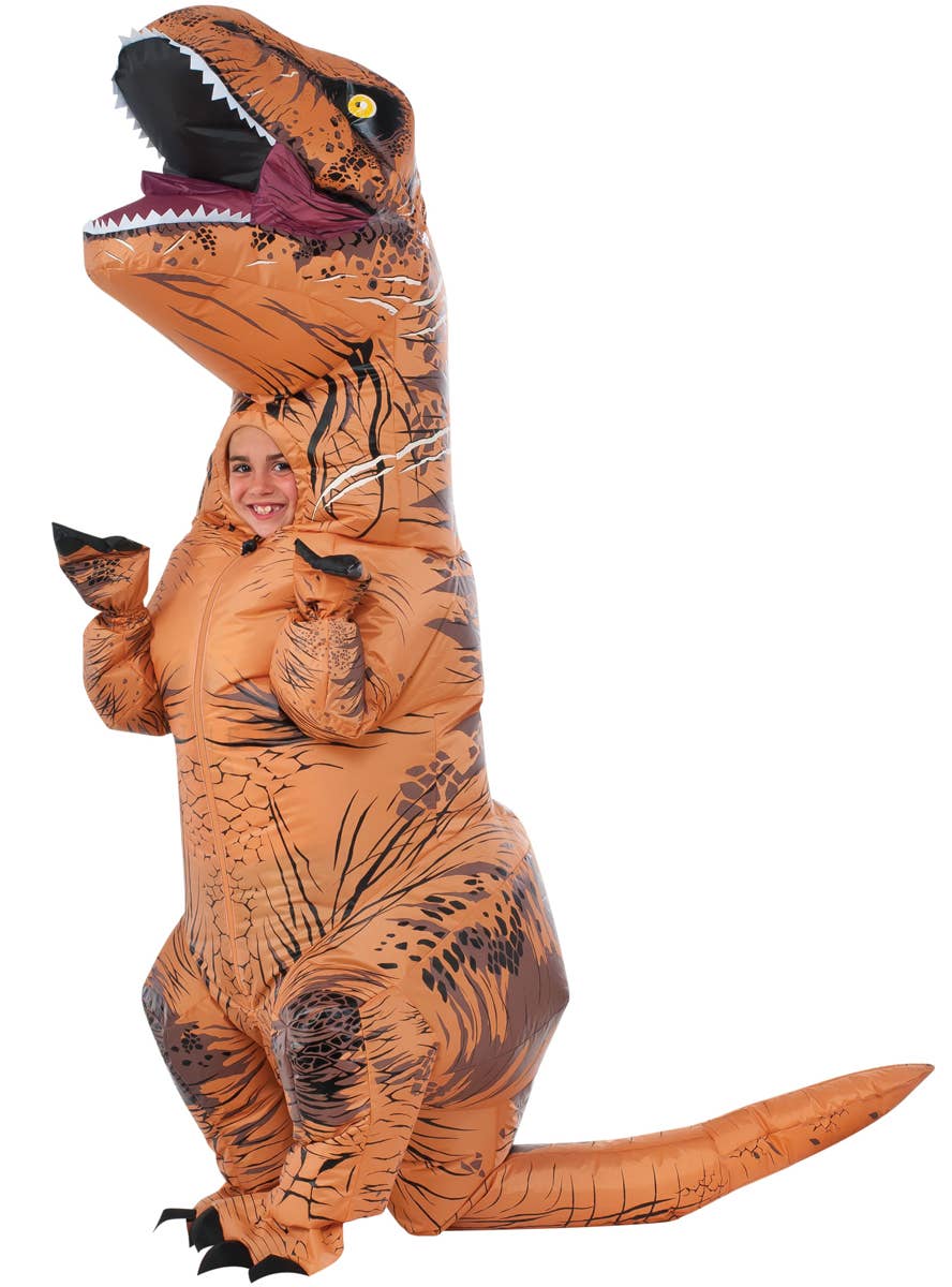 Inflatable Tyrannosaurus Rex Kids Dinosaur Jurassic World Costume