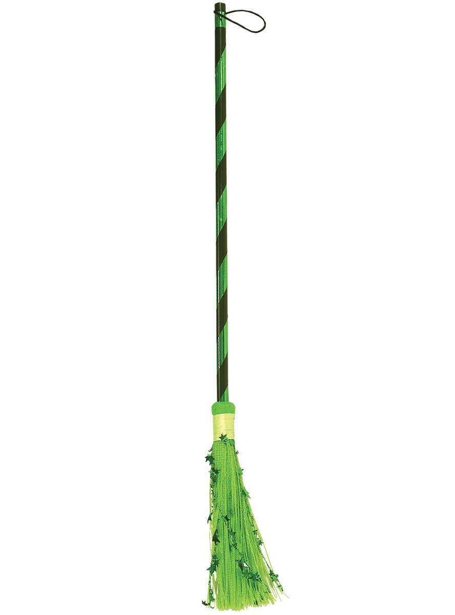 Kids Green Witch Broom Stick