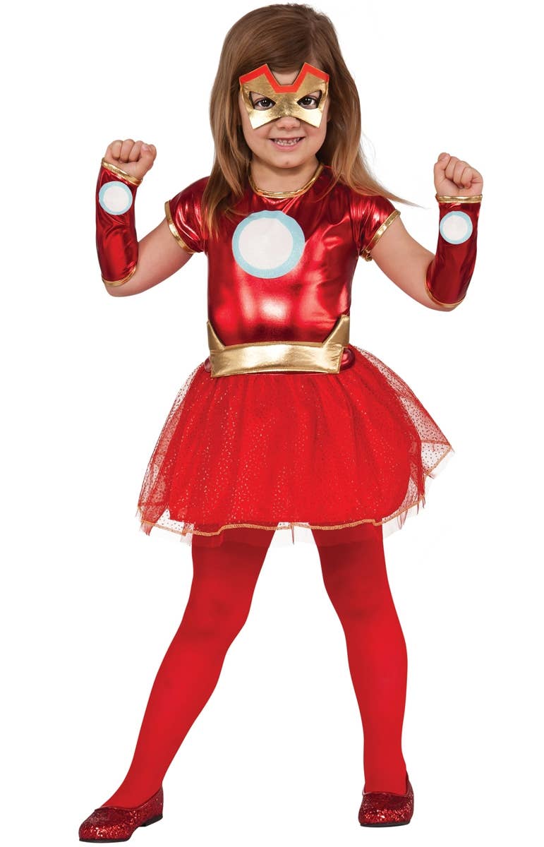 Girls Iron Man Marvel Comics Superhero Book Week Costume Main Image