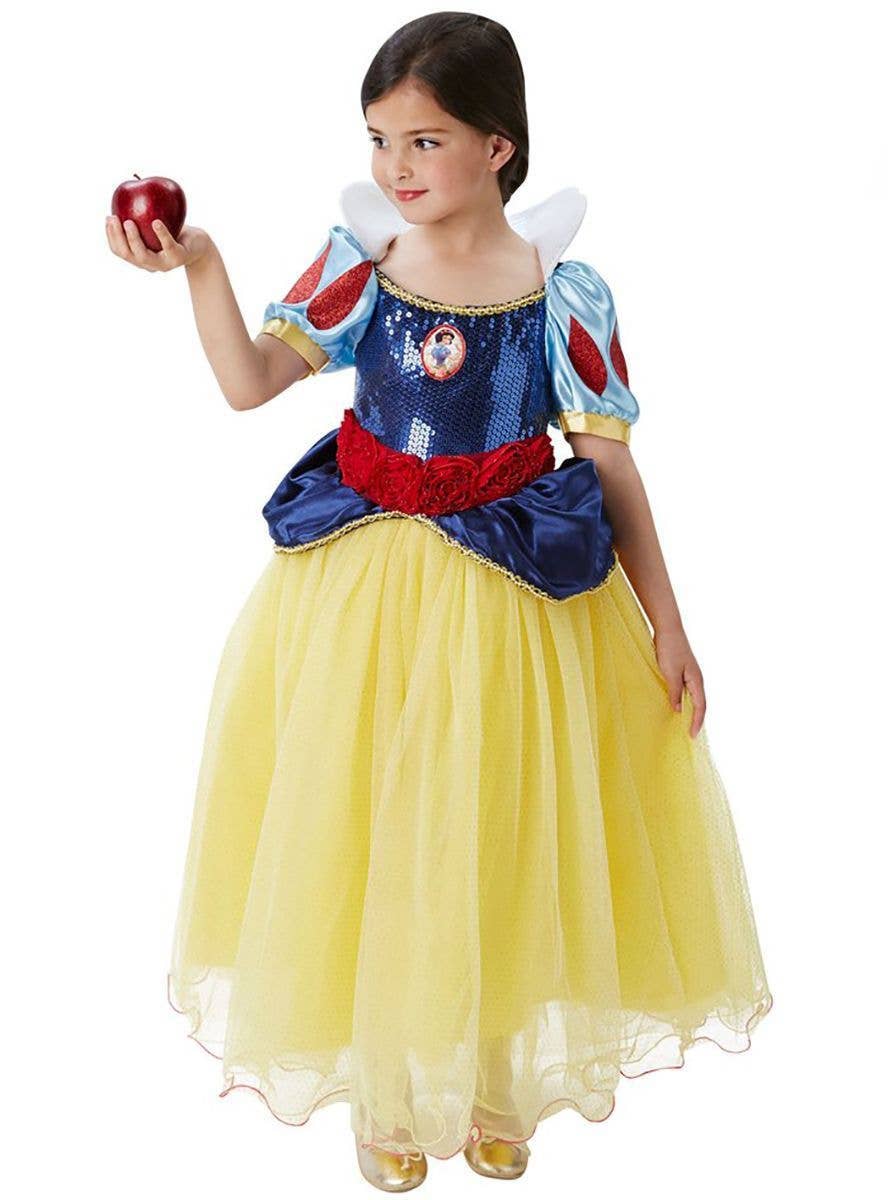 Girl's Premium Disney Princess Snow White Costume - Front View