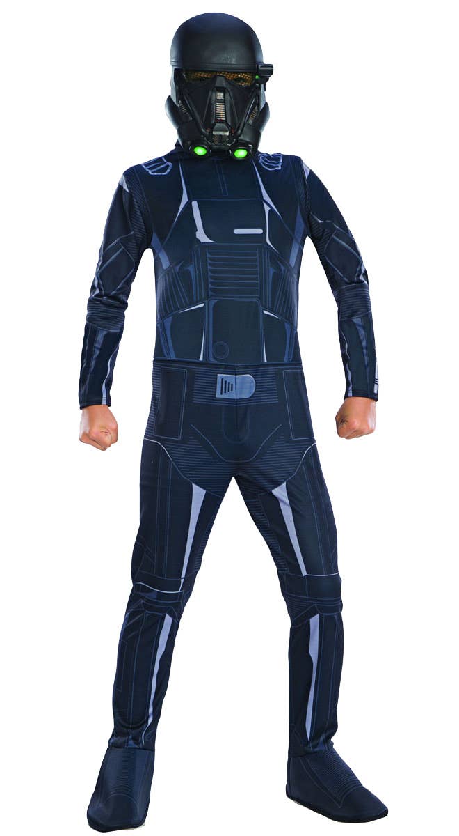 Rogue One Classic Boys Star Wars Death Trooper Fancy Dress Costume