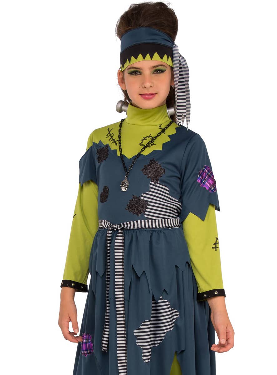 Teen Frankenstein Girls Costume - Close Image