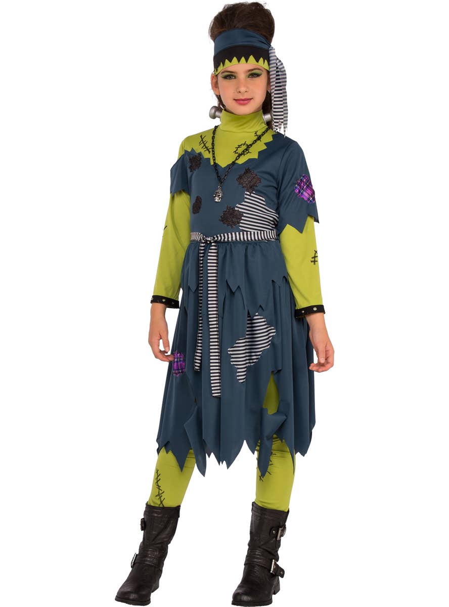 Teen Frankenstein Girls Costume - Main Image