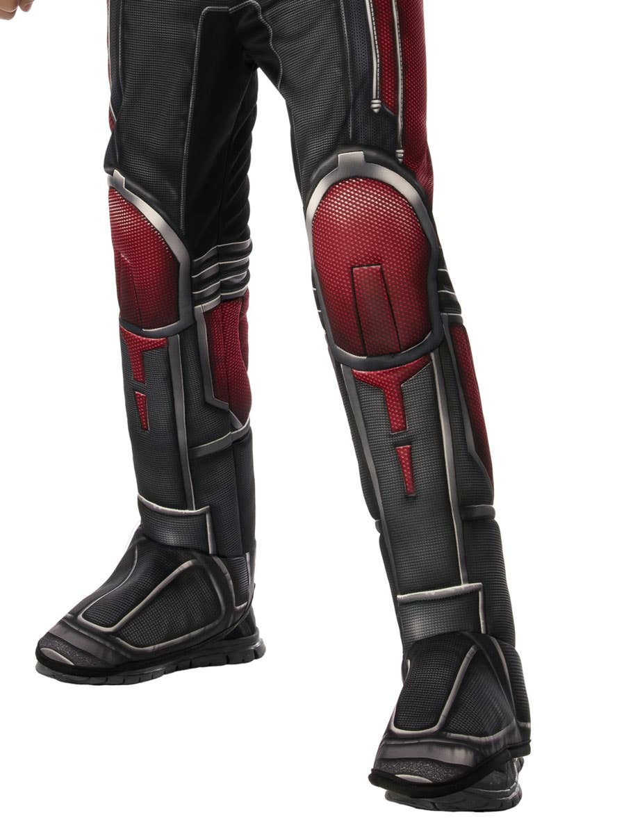 Boys The Angers Ant Man Superhero Costume - Boot Covers Image