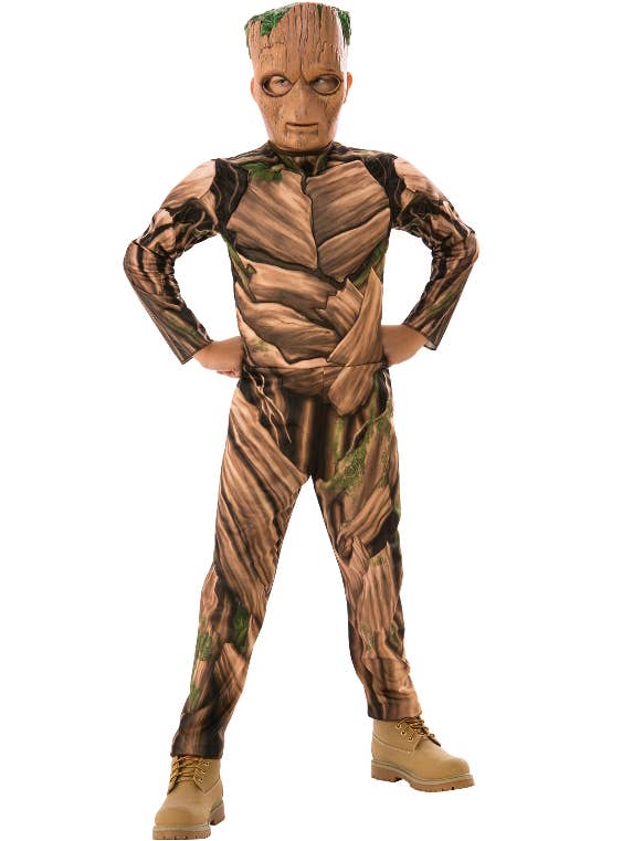 Muscle Chest Boys Groot Guardians Of The Galaxy Costume Main Image