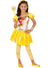 Girls Yellow Princess Belle Character Print Costume Top Main Image