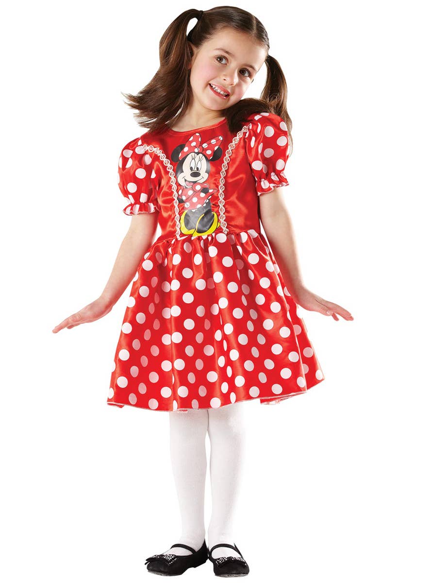 Red and White Minnie Mouse Costume for Girls