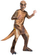 Boys Jurassic World T-Rex Dinosaur Fancy Dress Costume - Main Image