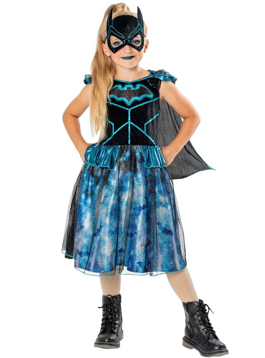 Black and Blue Bat Tech Batgirl Costume for Girls