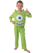 Kid's Green Monster's University Mike Movie Costume Front