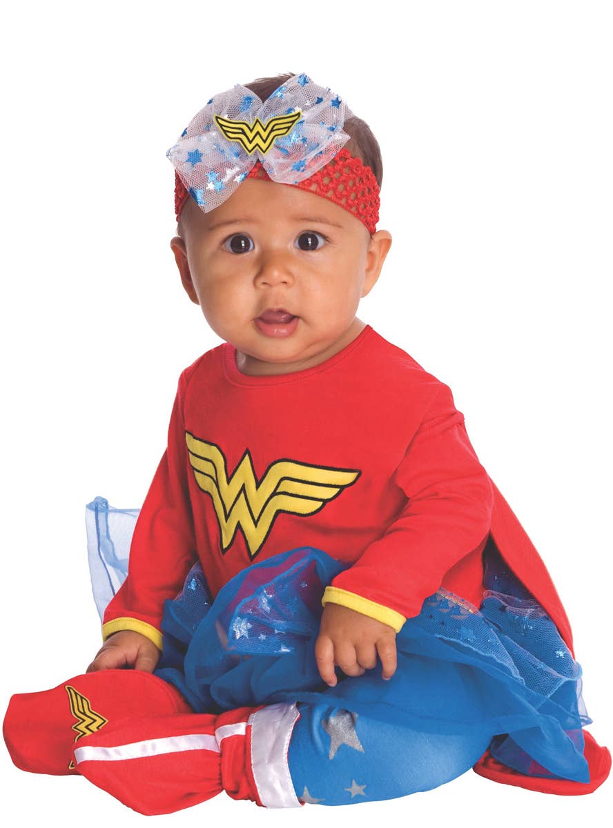 Wonder Woman Baby Girls Superhero Fancy Dress Costume
