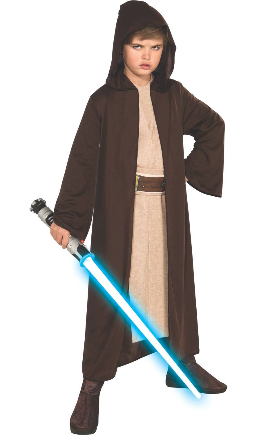 Obi Wan Jedi Knight Robe Star Wars Hooded Robe Costume Accessory Main Image